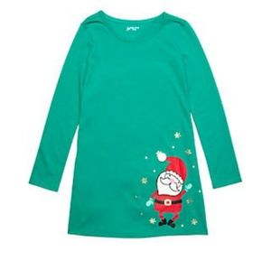 Festive Toddler Girls Long Sleeve A Line Dress